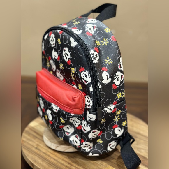 BioWorld Disney Minnie Mouse Mini Purse Backpack Faux Leather - Handbag New!! - Picture 7 of 12